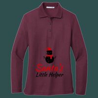 Women's Silk Touch Long Sleeve Polo Thumbnail
