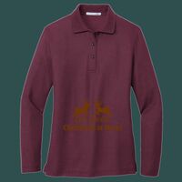Women's Silk Touch Long Sleeve Polo Thumbnail
