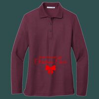 Women's Silk Touch Long Sleeve Polo Thumbnail