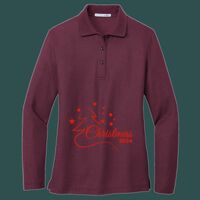 Women's Silk Touch Long Sleeve Polo Thumbnail