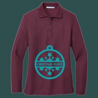 Women's Silk Touch Long Sleeve Polo Thumbnail