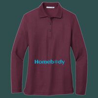 Women's Silk Touch Long Sleeve Polo Thumbnail