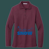 Women's Silk Touch Long Sleeve Polo Thumbnail