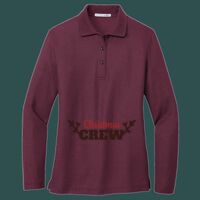 Women's Silk Touch Long Sleeve Polo Thumbnail