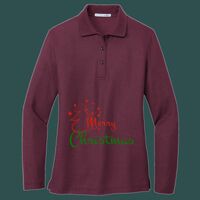 Women's Silk Touch Long Sleeve Polo Thumbnail