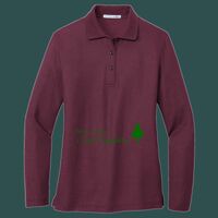 Women's Silk Touch Long Sleeve Polo Thumbnail