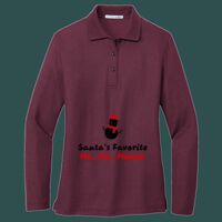 Women's Silk Touch Long Sleeve Polo Thumbnail