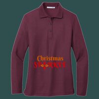 Women's Silk Touch Long Sleeve Polo Thumbnail