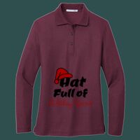 Women's Silk Touch Long Sleeve Polo Thumbnail