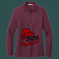 Women's Silk Touch Long Sleeve Polo Thumbnail