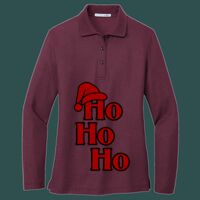 Women's Silk Touch Long Sleeve Polo Thumbnail