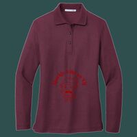 Women's Silk Touch Long Sleeve Polo Thumbnail