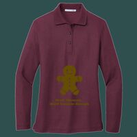 Women's Silk Touch Long Sleeve Polo Thumbnail