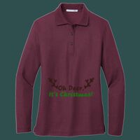 Women's Silk Touch Long Sleeve Polo Thumbnail