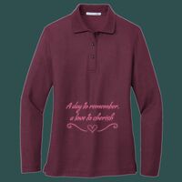 Women's Silk Touch Long Sleeve Polo Thumbnail