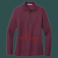 Women's Silk Touch Long Sleeve Polo Thumbnail