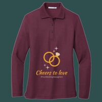 Women's Silk Touch Long Sleeve Polo Thumbnail