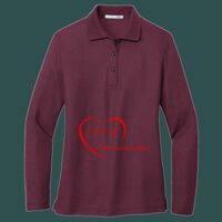 Women's Silk Touch Long Sleeve Polo Thumbnail