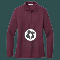 Women's Silk Touch Long Sleeve Polo Thumbnail