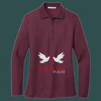 Women's Silk Touch Long Sleeve Polo Thumbnail