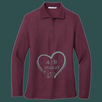Women's Silk Touch Long Sleeve Polo Thumbnail