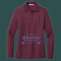 Women's Silk Touch Long Sleeve Polo Thumbnail
