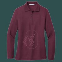 Women's Silk Touch Long Sleeve Polo Thumbnail