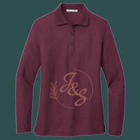 Women's Silk Touch Long Sleeve Polo Thumbnail