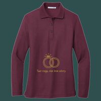 Women's Silk Touch Long Sleeve Polo Thumbnail