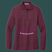 Women's Silk Touch Long Sleeve Polo Thumbnail