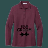 Women's Silk Touch Long Sleeve Polo Thumbnail