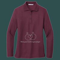 Women's Silk Touch Long Sleeve Polo Thumbnail