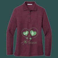 Women's Silk Touch Long Sleeve Polo Thumbnail