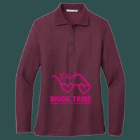 Women's Silk Touch Long Sleeve Polo Thumbnail