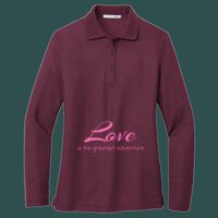 Women's Silk Touch Long Sleeve Polo Thumbnail
