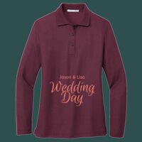 Women's Silk Touch Long Sleeve Polo Thumbnail