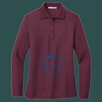 Women's Silk Touch Long Sleeve Polo Thumbnail