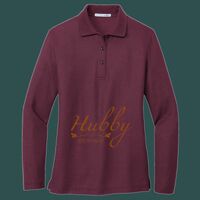 Women's Silk Touch Long Sleeve Polo Thumbnail