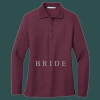 Women's Silk Touch Long Sleeve Polo Thumbnail