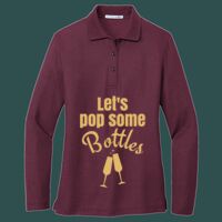 Women's Silk Touch Long Sleeve Polo Thumbnail