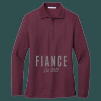 Women's Silk Touch Long Sleeve Polo Thumbnail
