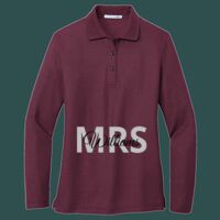 Women's Silk Touch Long Sleeve Polo Thumbnail