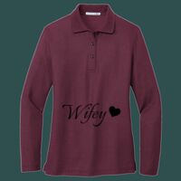 Women's Silk Touch Long Sleeve Polo Thumbnail