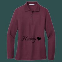 Women's Silk Touch Long Sleeve Polo Thumbnail