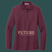 Women's Silk Touch Long Sleeve Polo Thumbnail