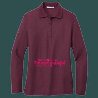 Women's Silk Touch Long Sleeve Polo Thumbnail