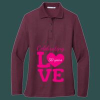Women's Silk Touch Long Sleeve Polo Thumbnail