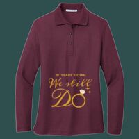 Women's Silk Touch Long Sleeve Polo Thumbnail