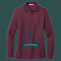 Women's Silk Touch Long Sleeve Polo Thumbnail