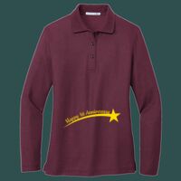 Women's Silk Touch Long Sleeve Polo Thumbnail